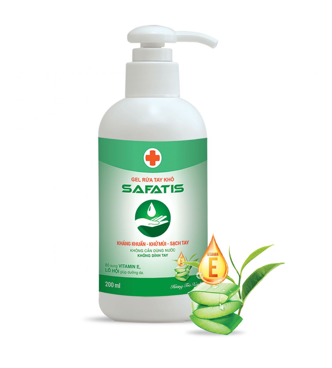 Gel rửa tay khô SAFATIS - Chai 100 ml